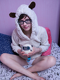Find-Best-Babes.com presents: Innocent teen cutie does something really naughty to her daddy before bedtime and she really seems to like it
