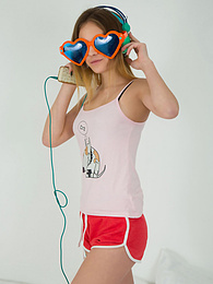 Find-Best-Babes.com presents: This doll really knows how to have fun with her and how she can show off her pussy and listen to some beats at the same time.